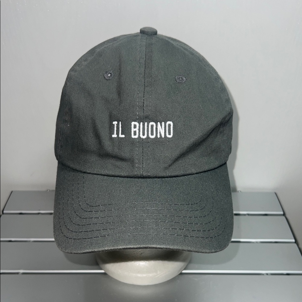 Original Chuck IL BUONO Embroidered Gray Baseball/Dad Cap